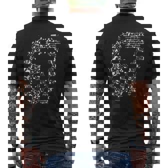 67 Music Meme Six Seven Music Teacher Musician Men's Back Print T-Shirt | Mazezy