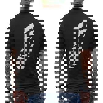 67 Music Meme Slang Six Seven Music Teacher Musician Men's Back Print T-Shirt | Mazezy