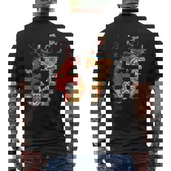 67 Pizza Meme Six Seven Spaghetti Number Italy Food Men's Back Print T-Shirt | Mazezy