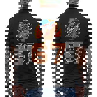 67 Thanksgiving Turkey Thanksgiving 67 Turkey Men's T-shirt Back Print | Seseable CA