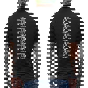 705 市外局番オーガスタ Ga メンズTシャツ バックプリント - Kawaiitshirt