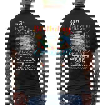 70Th Birthday Cruise Squad Friends Family Vacation Matching Men's T-shirt Back Print - Monsterry