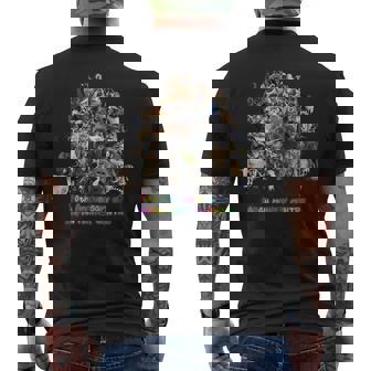 70周年だよ！70頭集合カラー メンズTシャツ バックプリント - Kawaiitshirt