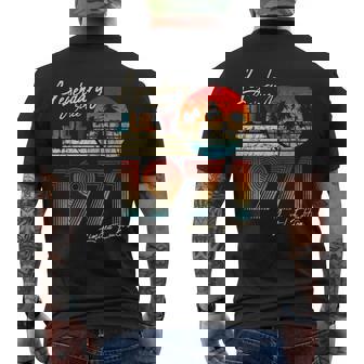 7月誕生日ギフト50年ヴィンテージ1971年生まれ。 メンズTシャツ バックプリント - Kawaiitshirt