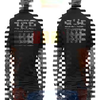 808 レトロスタイルのリズムコンポーザー 電子ドラムマシン Tr メンズTシャツ バックプリント - Kawaiitshirt