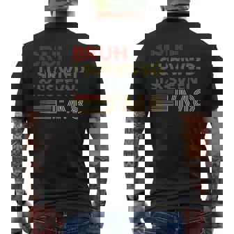 8Th Birthday Boy 8 Year Old I Survived 67 Six Seven Bruh 6 7 Men's T-shirt Back Print | Seseable FR