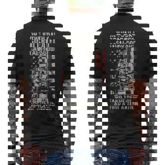 On The 8Th Day God Created Cavalry Scout Us Veteran Men's T-shirt Back Print - Thegiftio