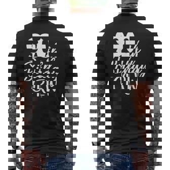 90Th Birthday Crew 90 Years Old Group Matching Party Men's T-shirt Back Print - Thegiftio