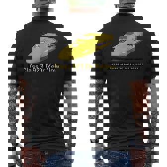 923形ドクターイエローT4３Dクール メンズTシャツ バックプリント - Kawaiitshirt