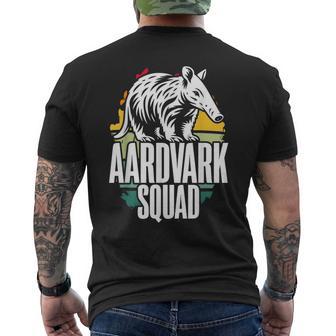 Aardvark Squad Animal Retro Vintage Nature Wildlife Men's T-shirt Back Print - Thegiftio UK