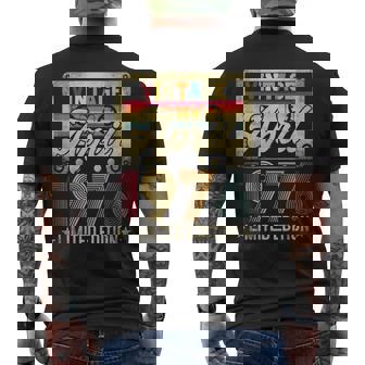 Abril 1976 46 Cumpleaños 46 Años Retro Edición Limitada Camiseta Hombre Estampado Espalda - Regaloses