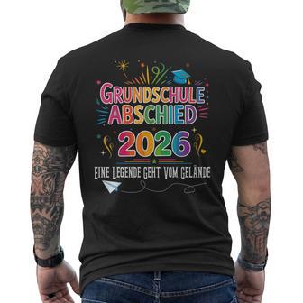 Abschluss Grundschule Geschafft 2026 Abschied T-Shirt mit Rückendruck - Geschenkecke