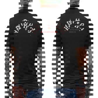 Abu Dhabi Tee Original United Arab Emirates Travel UAE Men's Back Print T-Shirt | Mazezy