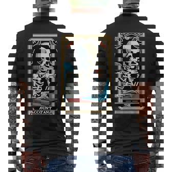 The Accountant Tarot Card Accounting CPA Bookkeeper Men's Back Print T-Shirt | Mazezy