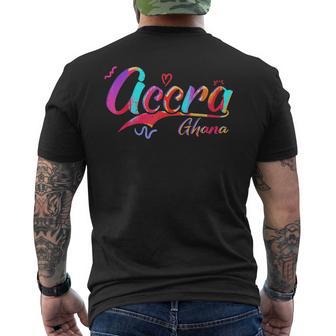 Accra Ghana Vacation Travel Men's Back Print T-Shirt | Mazezy