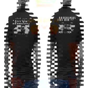 Adivina Quiénoy Ovejas Negra Divertido Camiseta Hombre Estampado Espalda - Regaloses