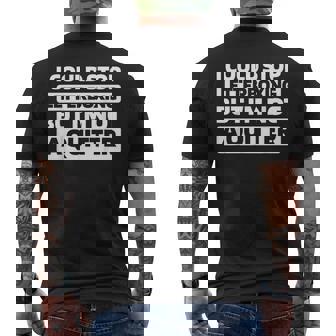 Adventure Stamps Treasure Hunt Letterboxing Men's Back Print T-Shirt | Mazezy