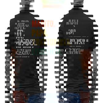 Agricoltore Regalo Papà Divertente Festa Del Papà Contadino T-shirt da uomo con stampa posteriore - Novitaregali