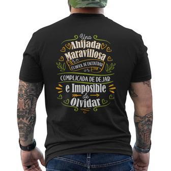 Ahijada Maravillosa Regalo Para Madrina Mi Ahijada Bautizo Camiseta Hombre Estampado Espalda - Regaloses