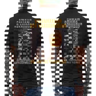 Ai Generate Meme イタリアン ブレイン ガラマラマン マドゥドゥングダン メンズTシャツ バックプリント - Kawaiitshirt