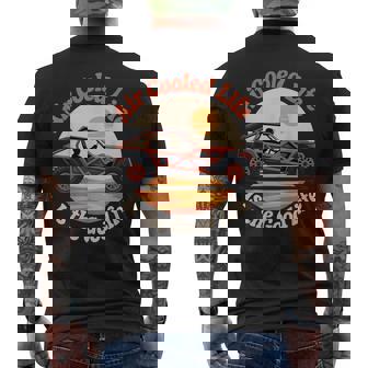 Air Cooled Life Rail Racing Offroad Car Dune Buggy Men's Back Print T-Shirt | Mazezy