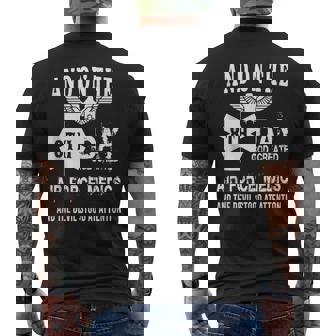 Air Force And On The 8th Day God Created Air Force Medics Tank Top Men's Back Print T-Shirt | Mazezy