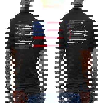 Air Force American Flag 4th Of July 2026 Tee Men's Back Print T-Shirt | Mazezy