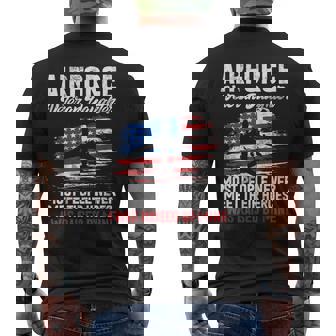 Airforce Veteran Daughter Memorial Day Granddaughter Men's T-shirt Back Print | Mazezy