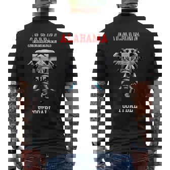 Alabama Mascot Football Men's T-shirt Back Print | Mazezy