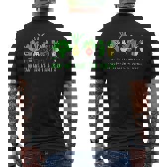 Now We Have Thealad Männchen Denglischerpruch Lustig Fun T-Shirt mit Rückendruck - Geschenkecke