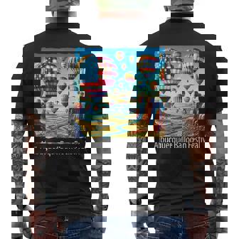 Albuquerque Balloon Festival New Mexico Men's Back Print T-Shirt | Mazezy