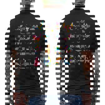 Alebrijes 動物 生き物 メキシコ 民芸品 ヒスパニック系遺産 長袖tシャツ メンズTシャツ バックプリント - Kawaiitshirt