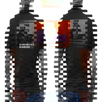 All Your Base Are Belong To Us メンズTシャツ バックプリント - Kawaiitshirt