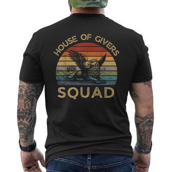 Altruismo House Of Givers Rca School Griffin Vintage Sunset Men's T-shirt Back Print | Mazezy
