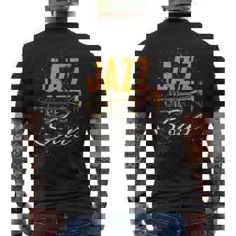 Amante Del Jazzoul Idea Regalo Tromba T-shirt da uomo con stampa posteriore - Novitaregali