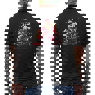 Amazing Go Kart Christmas Costume Men's Back Print T-Shirt | Mazezy