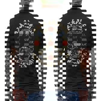 Make America Trumpless Again Patriotic Rose Peace Slogan Men's T-shirt Back Print - Thegiftio