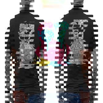 American Football Drip Number 67 Player 67th Birthday Men's Back Print T-Shirt | Mazezy