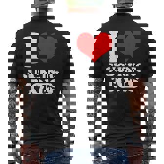 Amoucchiare Le Dita Dei Piedi I Cuoreucchiare Le Dita Dei Piedi Divertente Amante T-shirt da uomo con stampa posteriore - Novitaregali