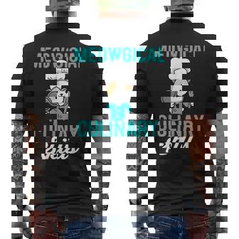 Amoureux Des Chats Chef Cuisinier Cuisine Restaurant Cuisine Amateur De Nourriture T-shirt imprimé au dos - Cadeauxyz