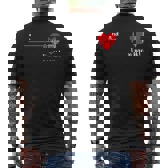 And I'm Back 心臓専門医 心臓サバイバー 心臓病患者 心臓 メンズTシャツ バックプリント - Kawaiitshirt