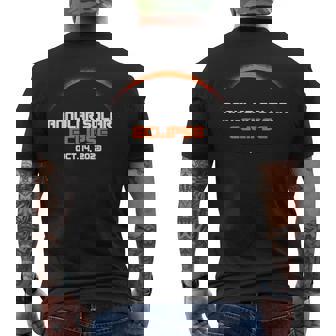 Annular Solar Eclipse 2023 Shirts America Annularity Fall Men's Back Print T-Shirt | Mazezy
