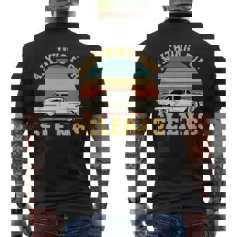 Anything For Selenas Retro Car Sunset Classic Fan Men's T-shirt Back Print | Seseable FR