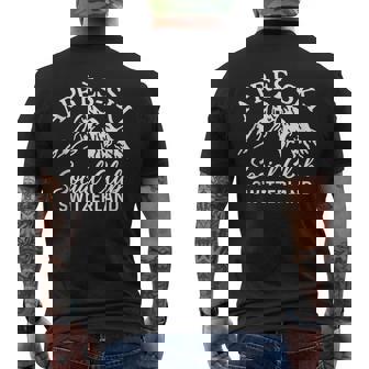 Apres Ski Social Club Switzerland Tank Top Men's Back Print T-Shirt | Mazezy