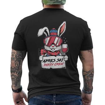 Apreski Party Team Lustges Hütten Party Urlaubs Outfit T-Shirt mit Rückendruck - Geschenkecke