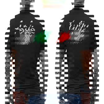 Aprilia イタリア 国旗 イタリア お土産 贈り物 お揃い イタリアン メンズTシャツ バックプリント - Kawaiitshirt