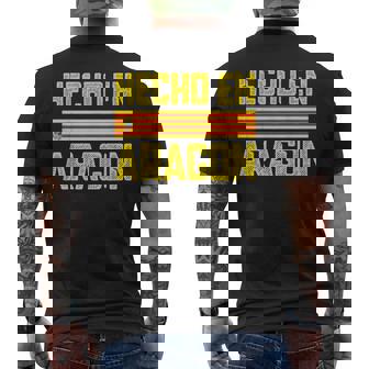 Aragon Bandera Hecho En Aragon Camiseta Hombre Estampado Espalda - Regaloses