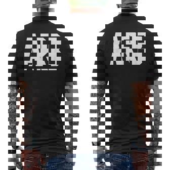 Arb International Airport Code Ann Arbor Michigan Travel メンズTシャツ バックプリント - Kawaiitshirt