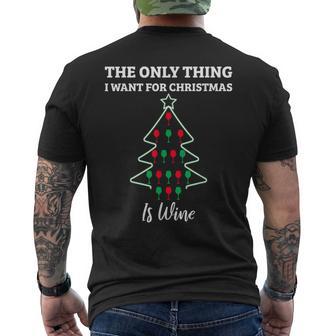 Árbol De Navidadino Bebida Día Festivo Temático Humor Cita Regalo Camiseta Hombre Estampado Espalda - Regaloses