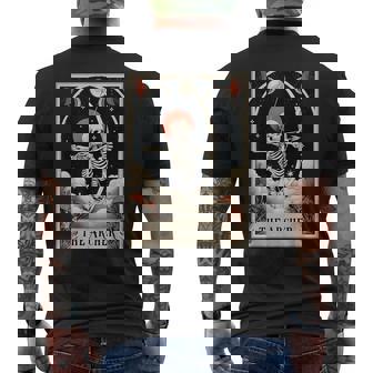 The Archer Archery Bow And Arrow Tarot Card Skeleton Witchy Men's Back Print T-Shirt | Mazezy